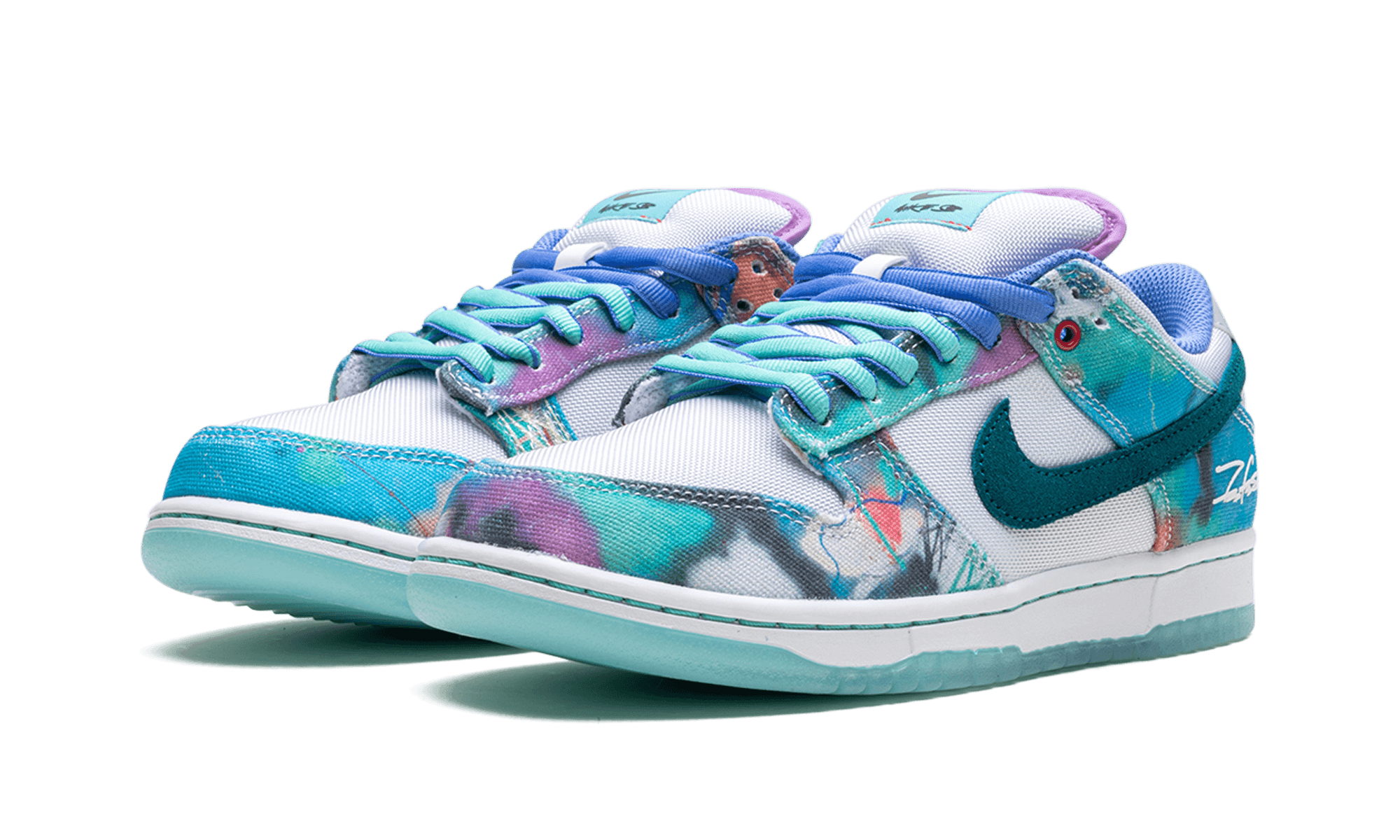 Nike SB Dunk Low Futura Laboratories Bleached Aqua - BigBoiSneakers 