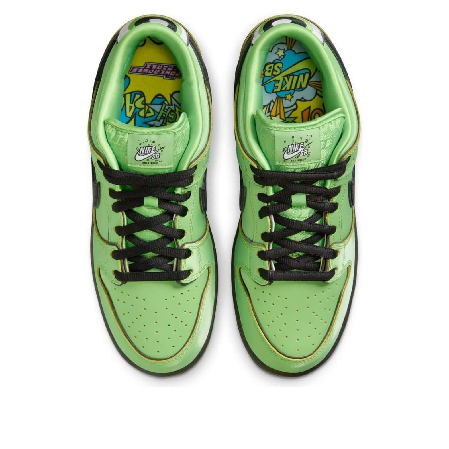Nike SB Dunk Low The Powerpuff Girls Buttercup - BigBoiSneakers 
