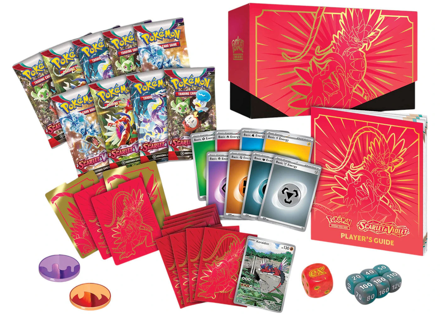 Pokémon TCG Scarlet & Violet Koraidon Elite Trainer Box - BigBoiSneakers 