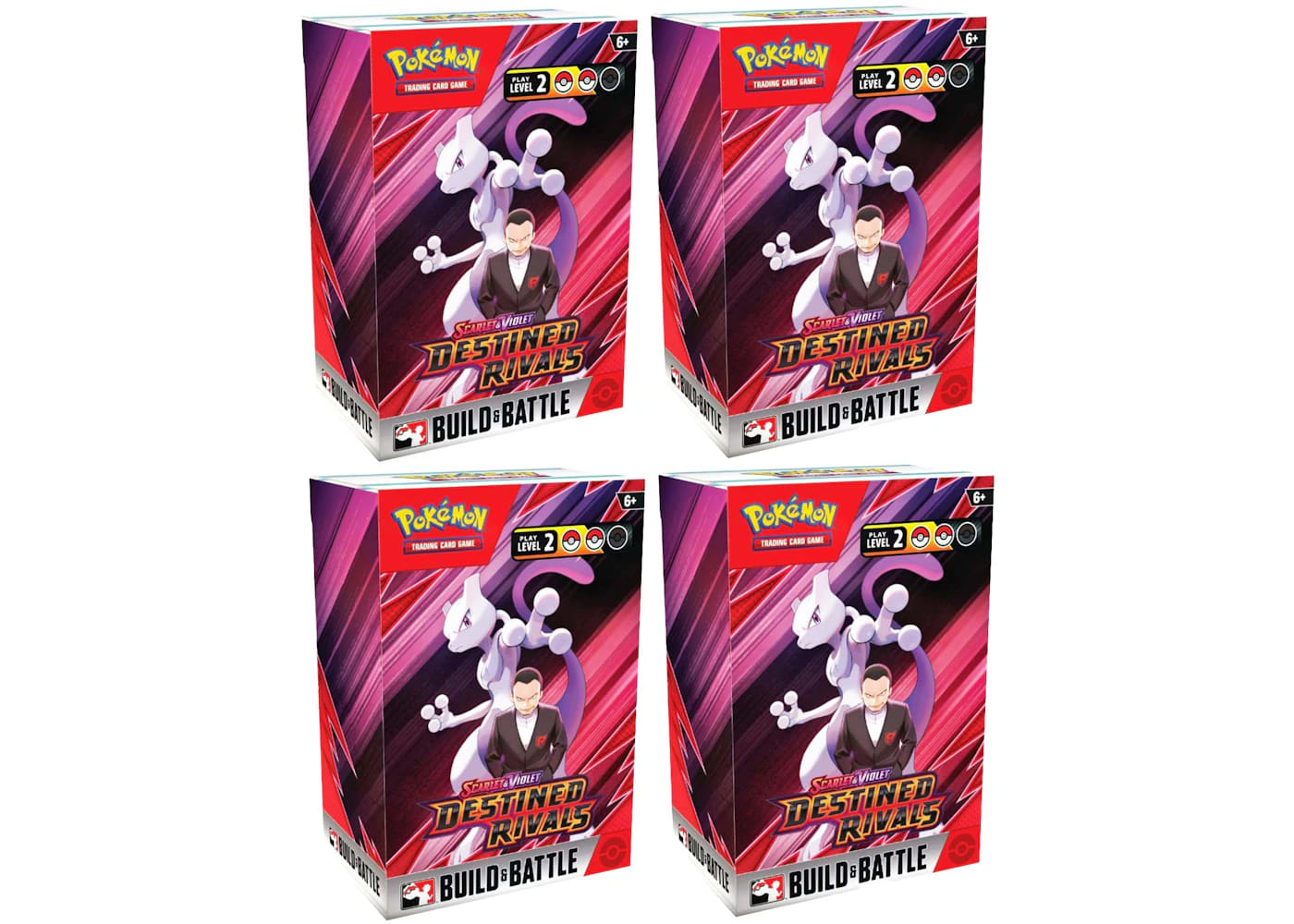 Pokemon Destined Rivals Build & Battle Box 4x Lot 2025 Pokémon Scarlet & Violet - BigBoiSneakers 