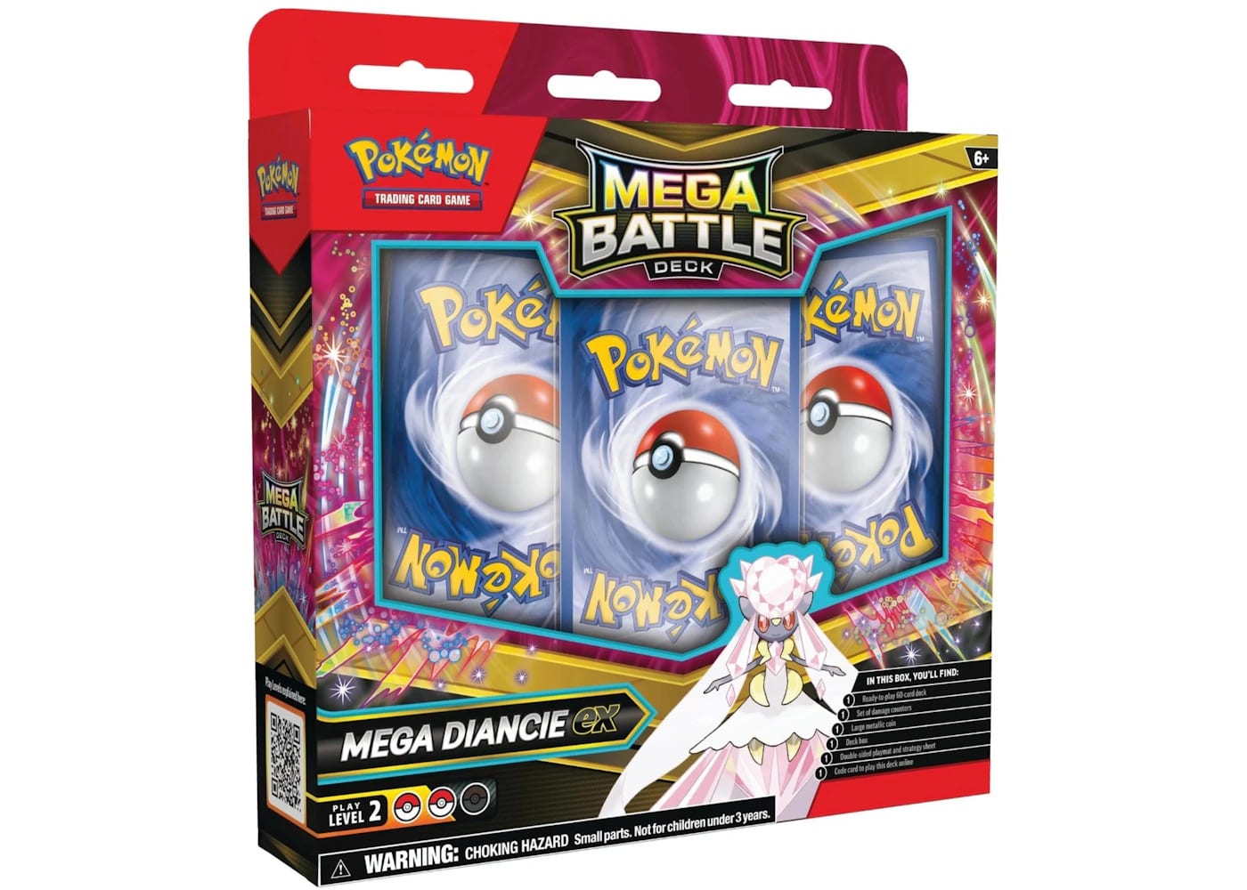 Pokemon Mega Diancie ex Metal Battle Deck 2025 Pokémon Mega Evolution - BigBoiSneakers 