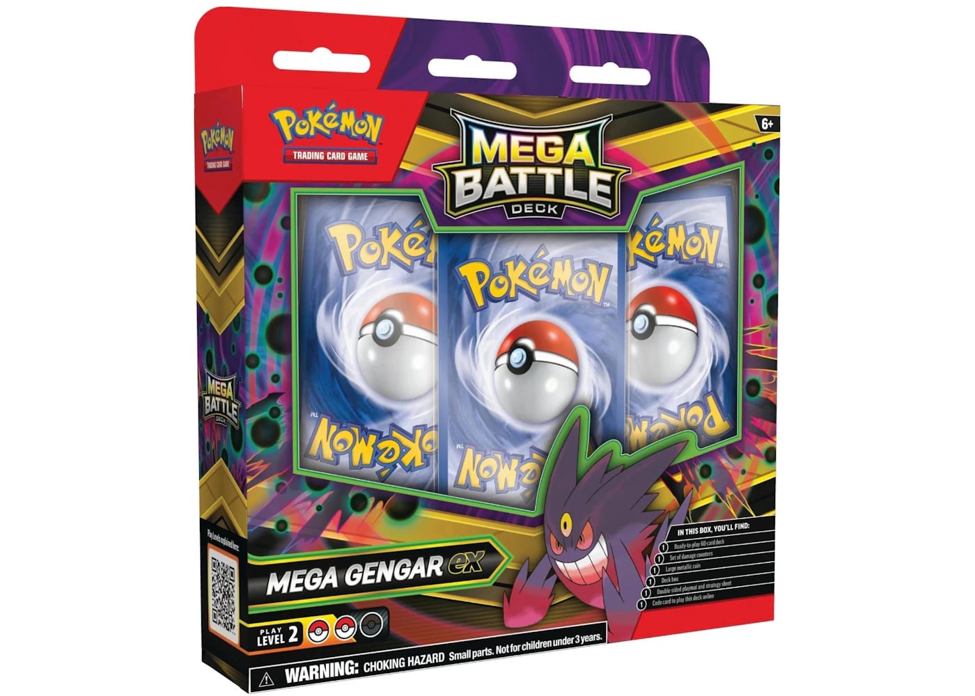 Pokemon Mega Gengar ex Metal Battle Deck 2025 Pokémon Mega Evolution - BigBoiSneakers 