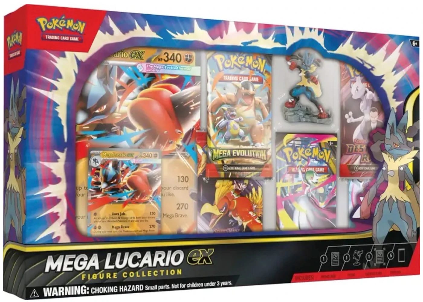 Pokemon Mega Lucario ex Figure Collection Box 2025 Pokémon Mega Evolution - BigBoiSneakers 