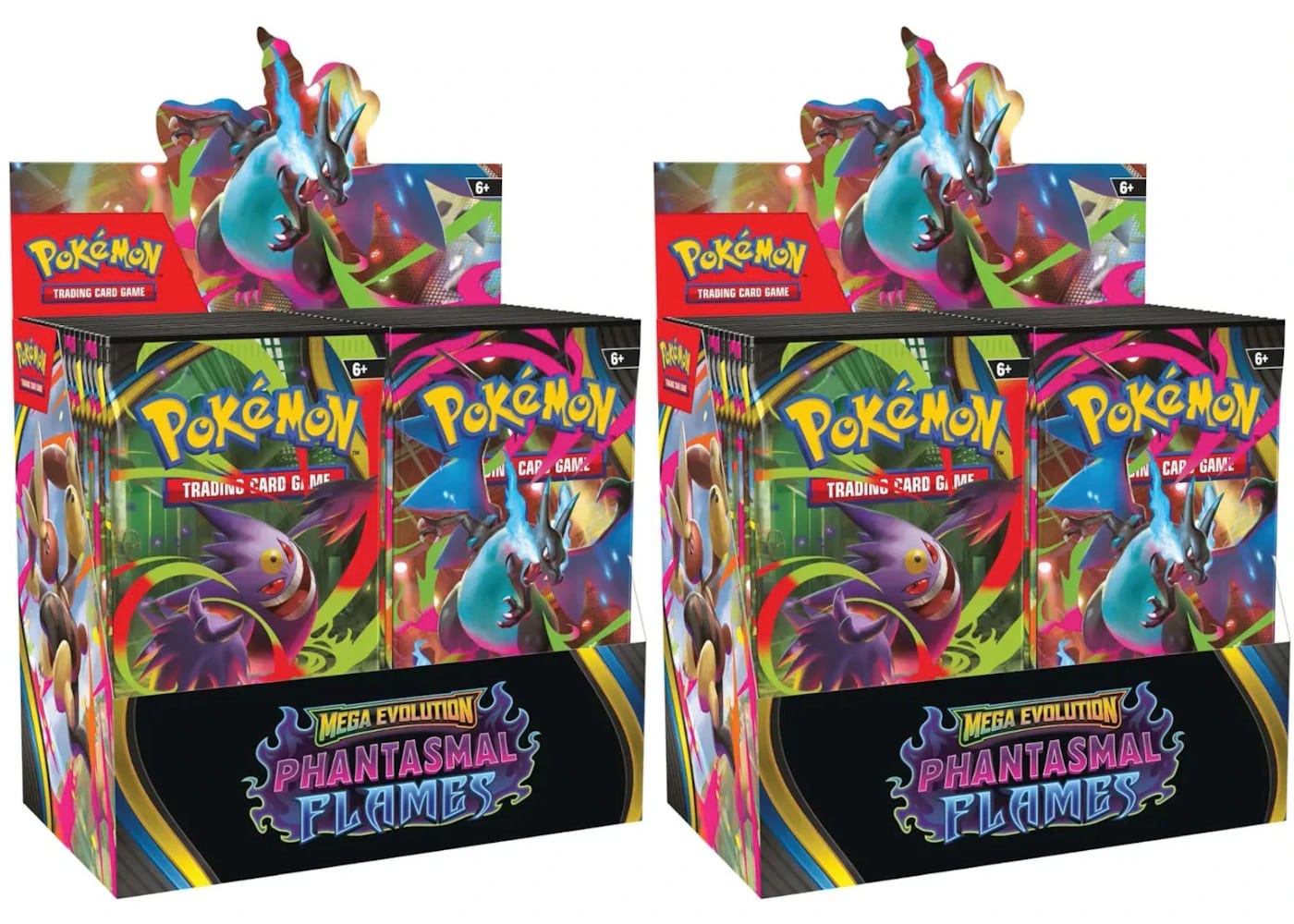 Pokemon Phantasmal Flames Booster Box 2x Lot 2025 Pokémon Mega Evolution - BigBoiSneakers 