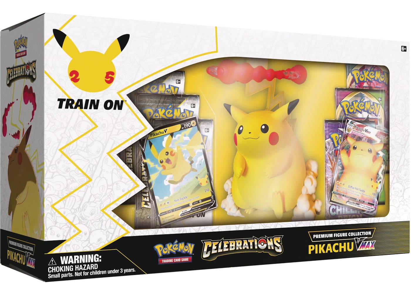 Pokemon Premium Pikachu VMAX Figure Collection Box Pokémon TCG 25th Anniversary Celebrations - BigBoiSneakers 