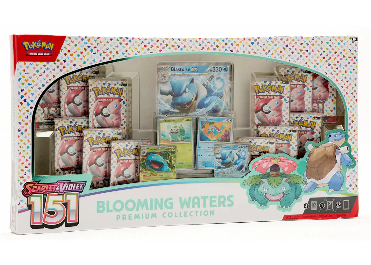 Pokemon 151 Blooming Waters Premium Collection Box Pokémon Scarlet & Violet by Pokemon