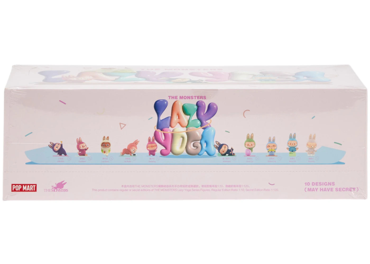 Pop Mart Labubu The Monsters Lazy Yoga Series Figures Sealed Case (10 Blind Boxes) - BigBoiSneakers 