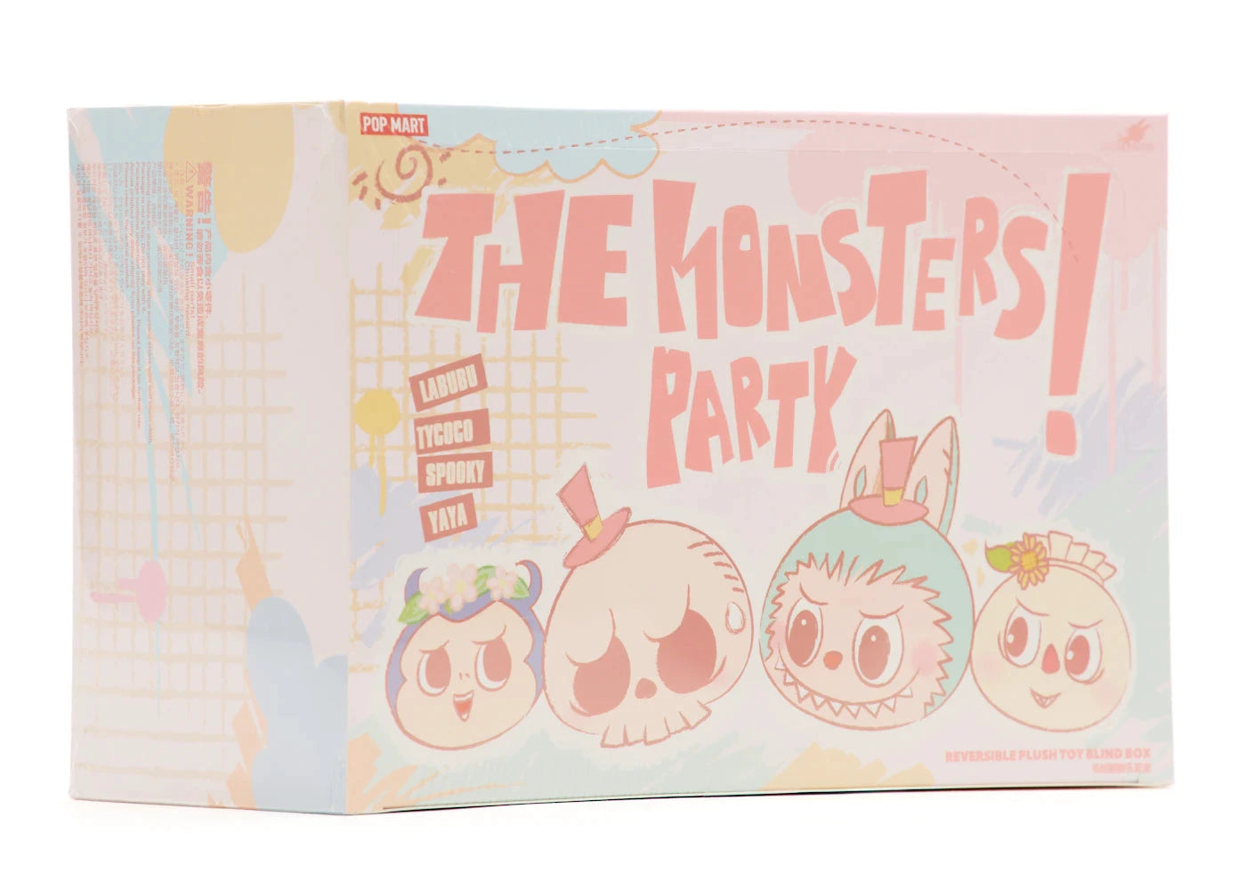 Pop Mart Labubu The Monsters Party Series Reversible Plush Doll Sealed Case (6 Blind Box) - BigBoiSneakers 
