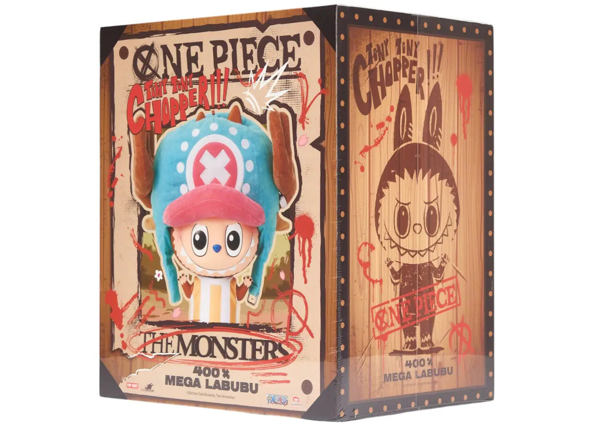 Pop Mart Labubu The Monsters x One Piece Mega Labubu Tonytony Chopper 400% by Pop Mart