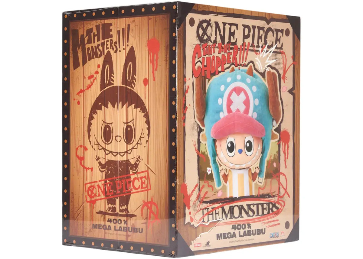 Pop Mart Labubu The Monsters x One Piece Mega Labubu Tonytony Chopper 400% by Pop Mart