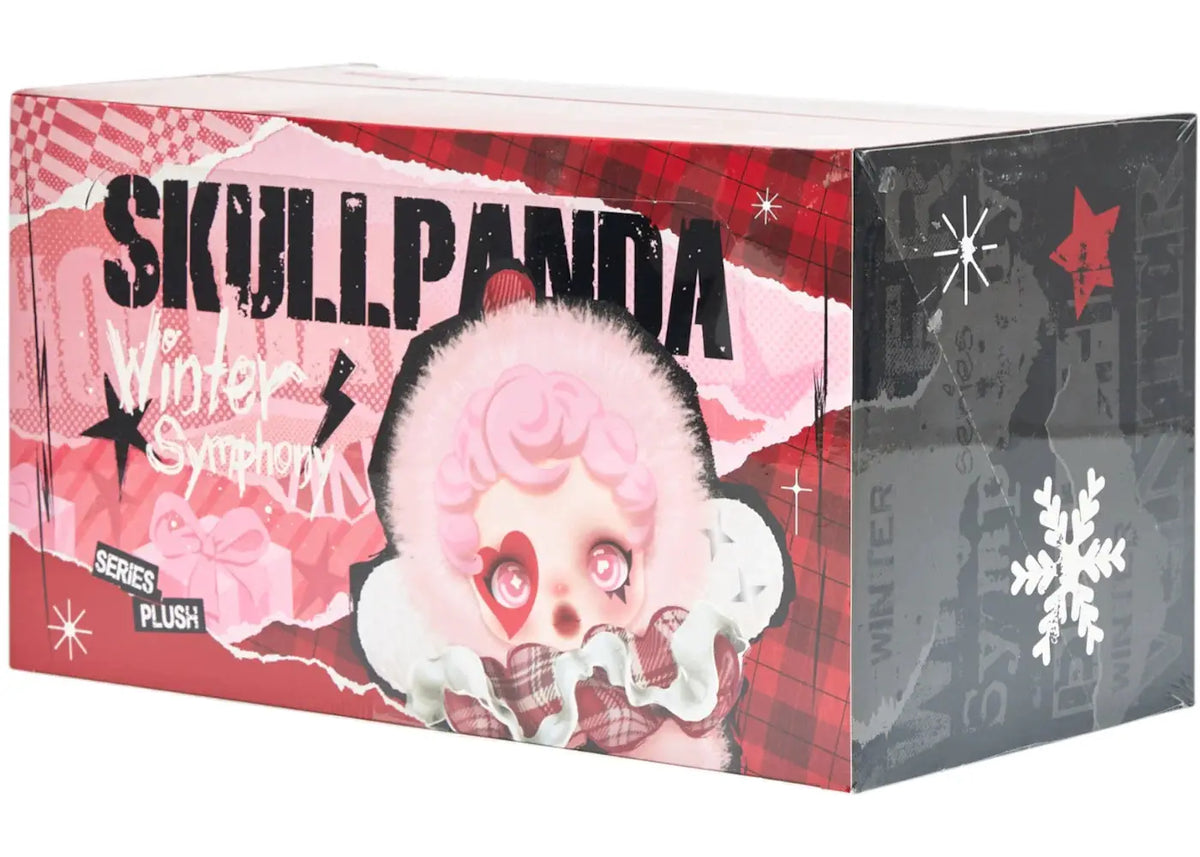 Pop Mart SKULLPANDA Winter Symphony Series Vinyl Face Plush Pendant Sealed Case (6 Blind Box) by Pop Mart
