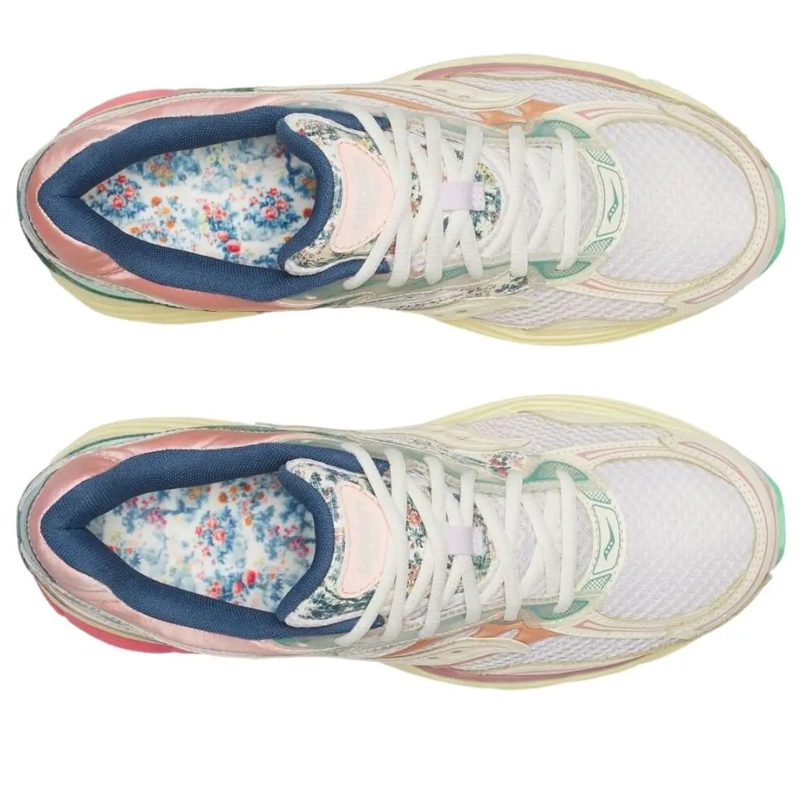 Saucony ProGrid Omni 9 Floral Beige Blue by Saucony