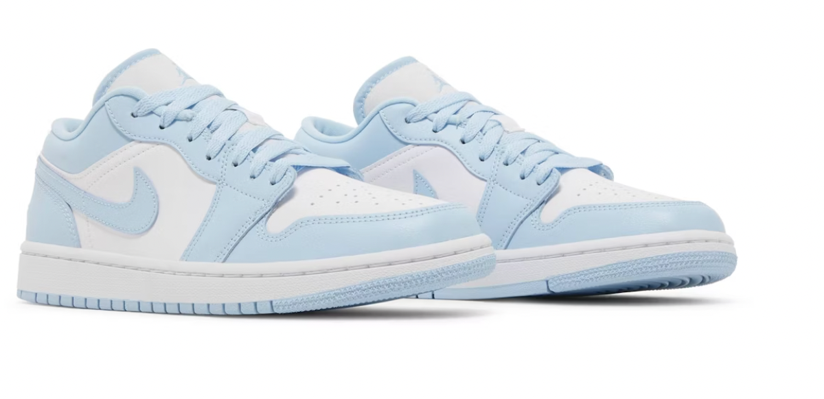 Jordan 1 Low White Ice Blue (Women's)