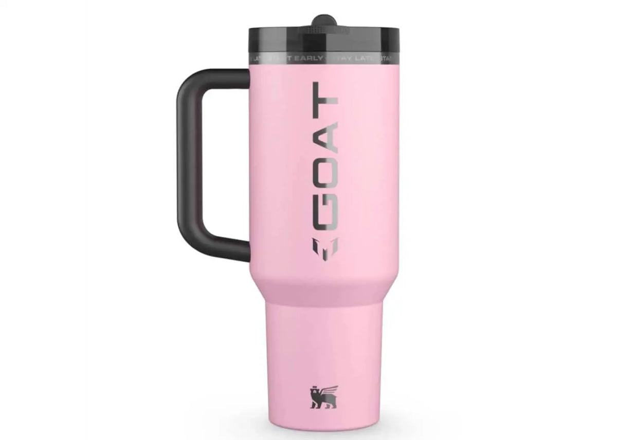 Stanley x Leo Messi The GOAT Collection Protour Flip Straw Quencher 40oz Tumbler Messi GOAT Pink by Stanley