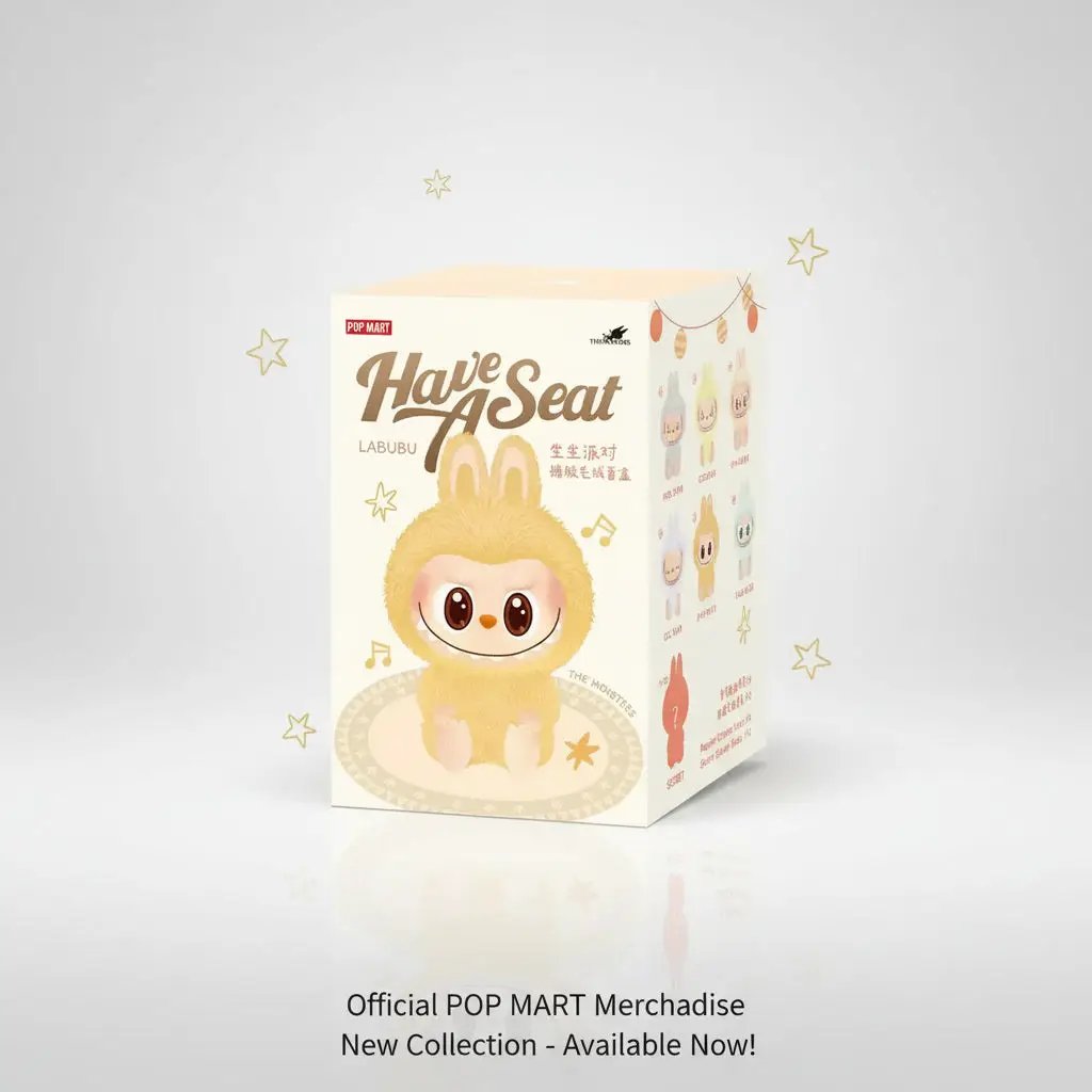 Pop Mart Labubu The Monsters Have a Seat Vinyl Plush Blind Box by Pop Mart