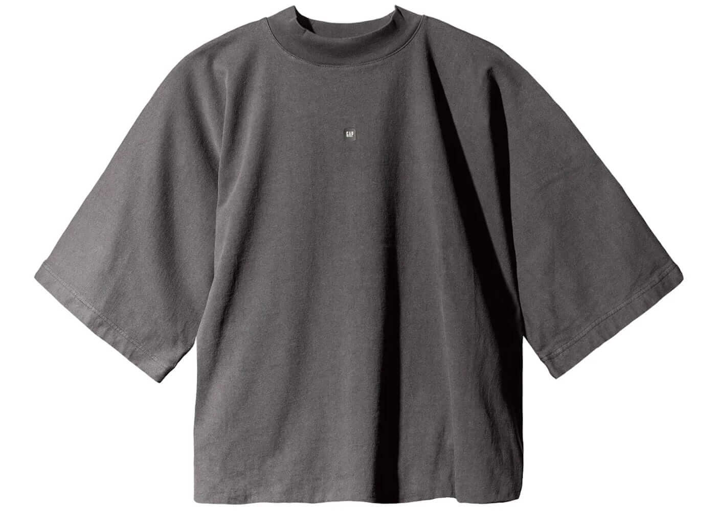YEEZY GAP No Seam Tee in dark grey, featuring a seamless design, ideal for premium casual wear in New Zealand.