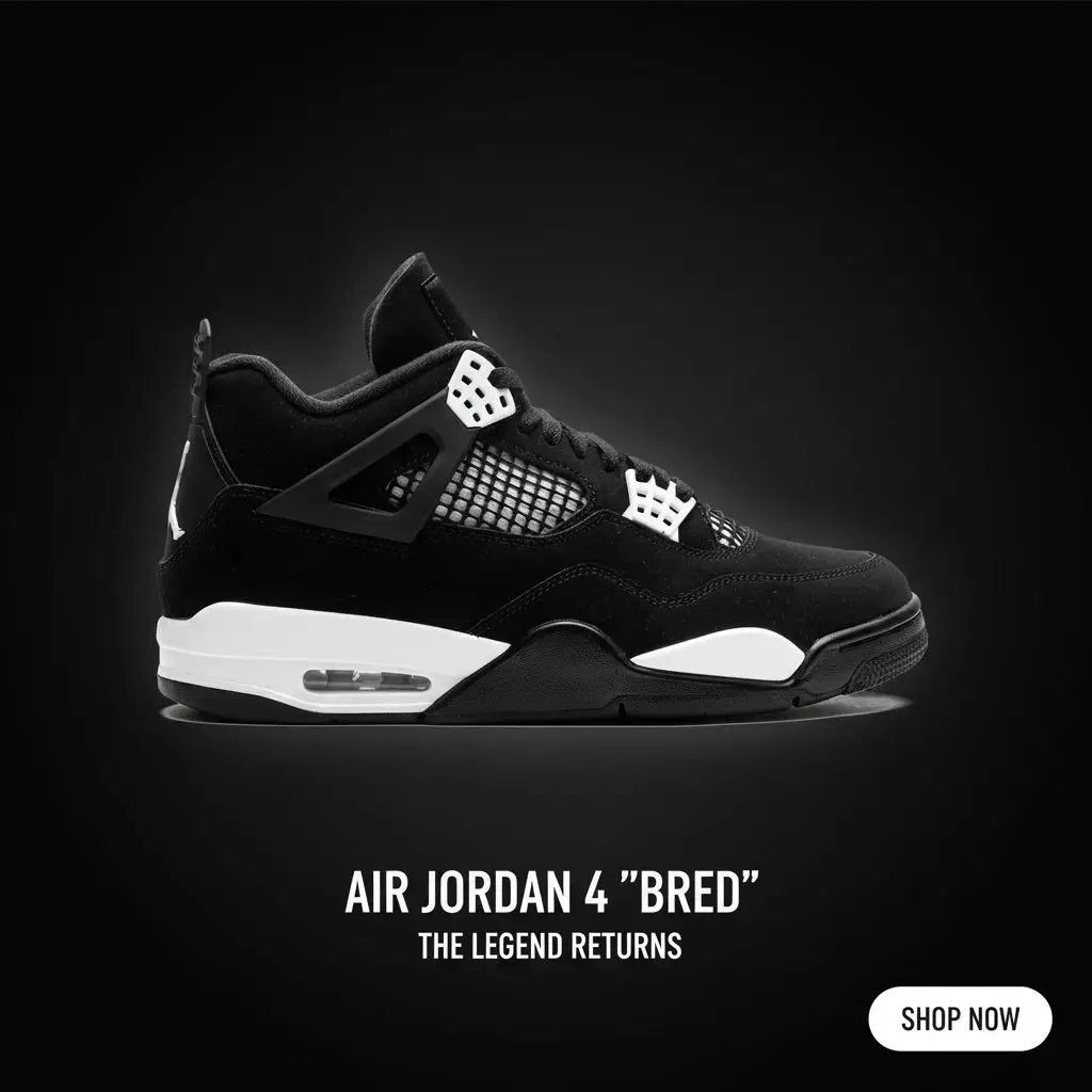 Jordan 4 Retro White Thunder by Jordan