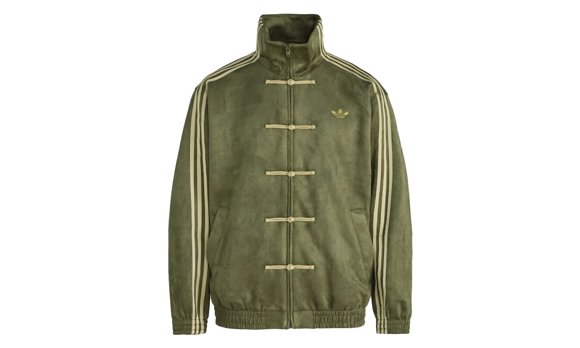 adidas CTT Chinese Track Top 3.1 Gender Neutral Jacket (Asia Sizing) Olive - BigBoiSneakers 