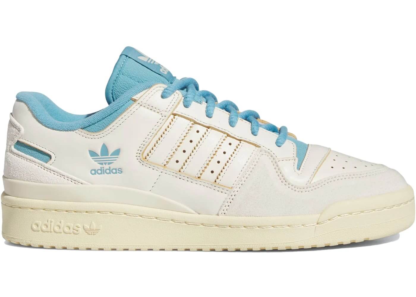 adidas Forum 84 Low CL Off White Preloved Blue - BigBoiSneakers 