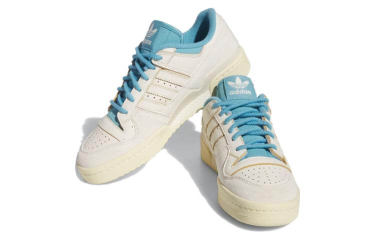 adidas Forum 84 Low CL Off White Preloved Blue - BigBoiSneakers 