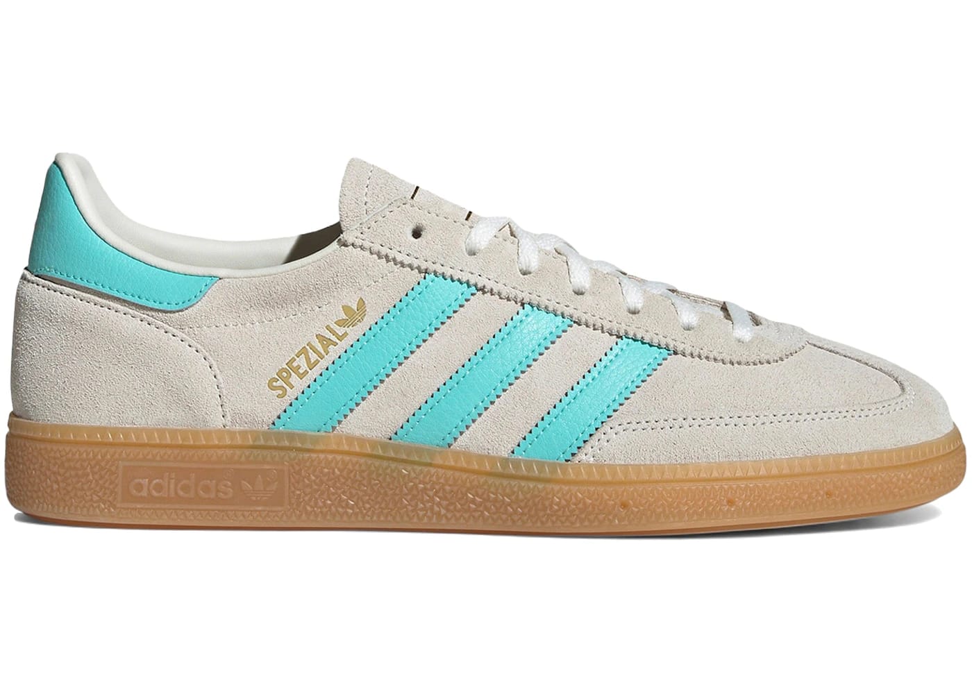 adidas Handball Spezial Off White Flash Aqua Gum - BigBoiSneakers 