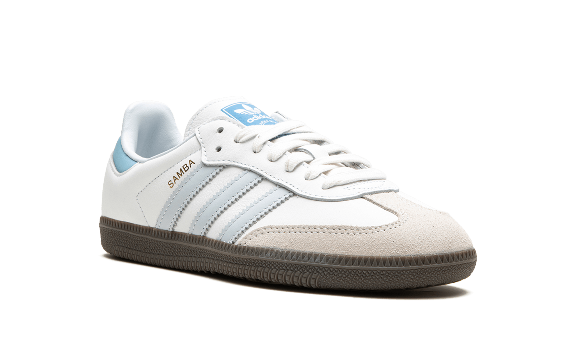 adidas Samba OG White Halo Blue - BigBoiSneakers 
