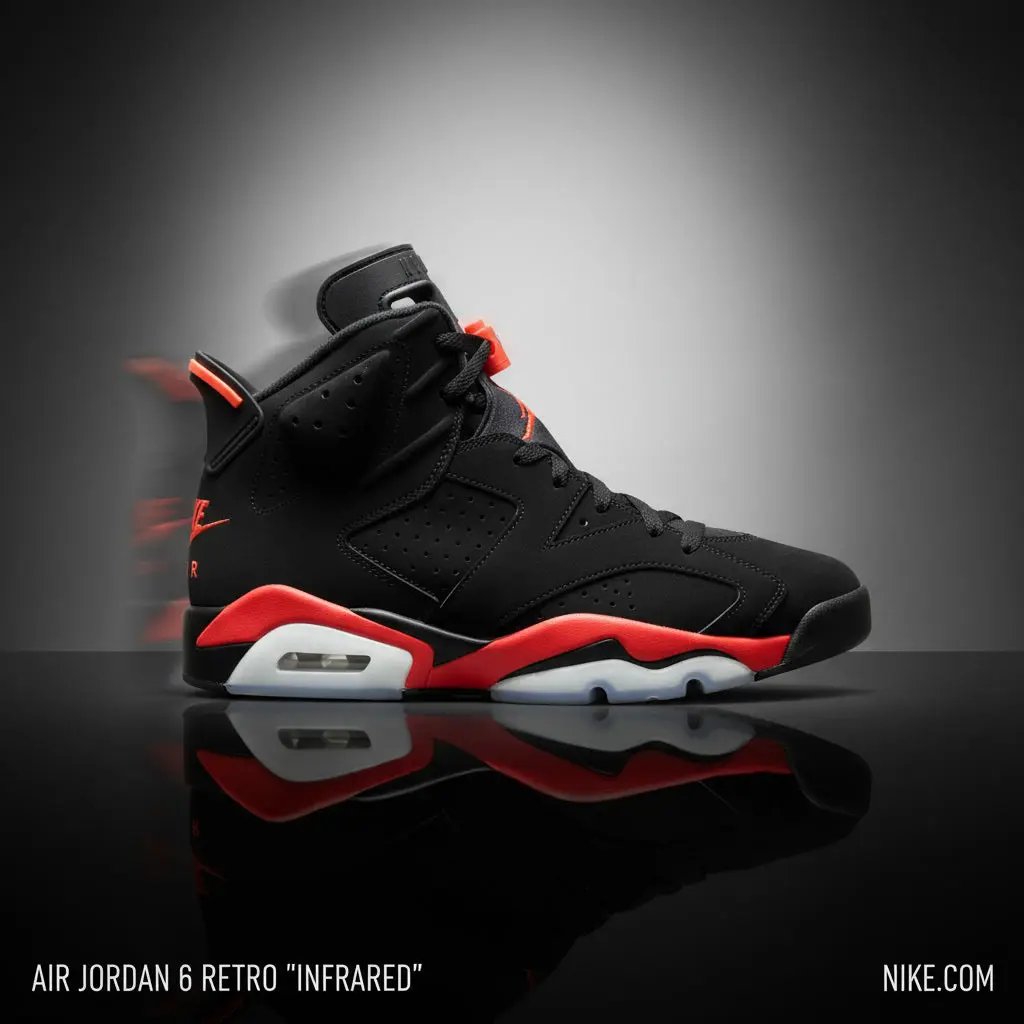 Jordan 6 Retro Infrared Salesman by Jordan