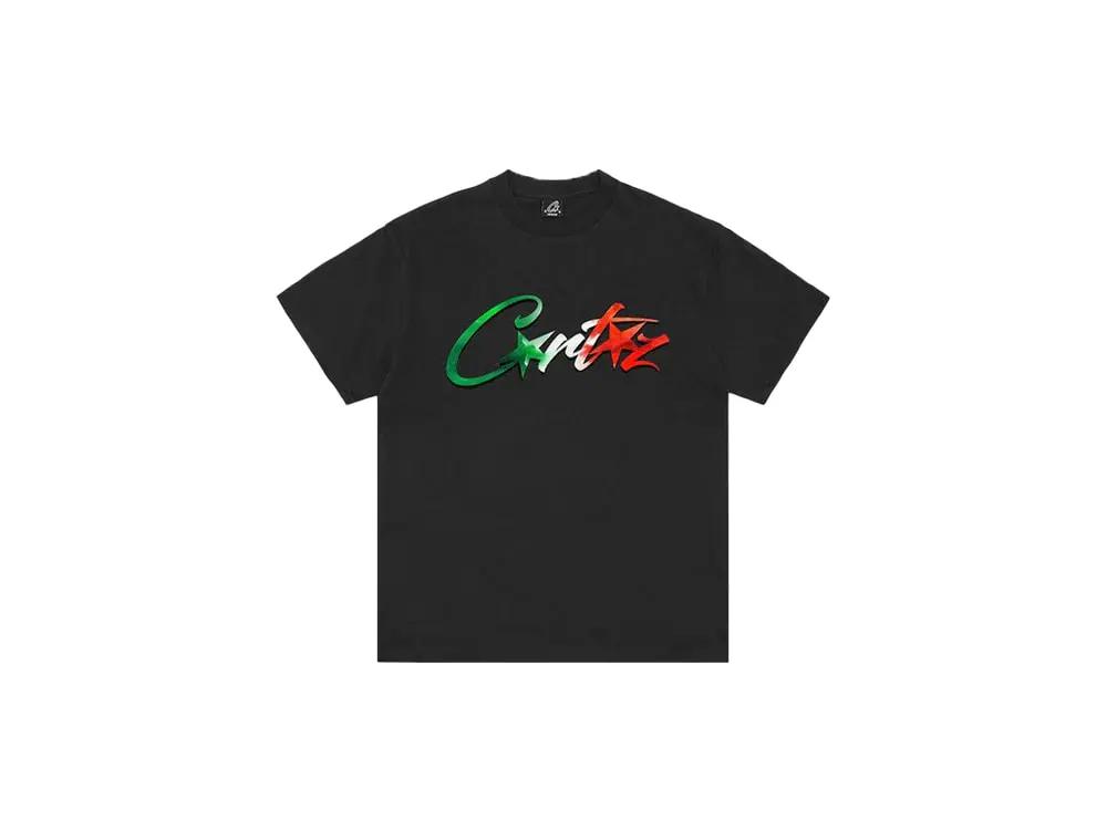Corteiz Allstartz Italia Tee Black by Corteiz