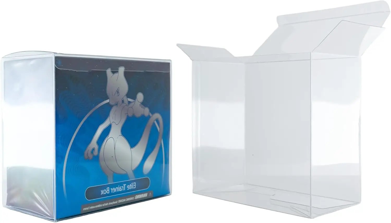 Elite Trainer Box Pack - Transparent Hard Plastic Box- Dustproof, Sturdy Protection for Collector's Boxes by Pokemon