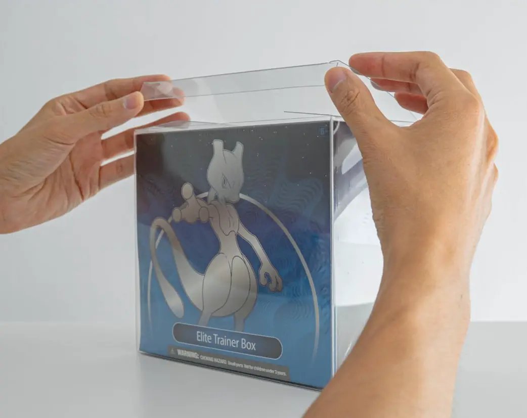 Elite Trainer Box Pack - Transparent Hard Plastic Box- Dustproof, Sturdy Protection for Collector's Boxes by Pokemon