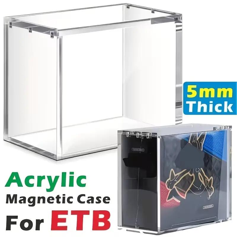 5mm Acrylic Stackable Display Box, Suitable for Elite Trainer ETB by Pokemon