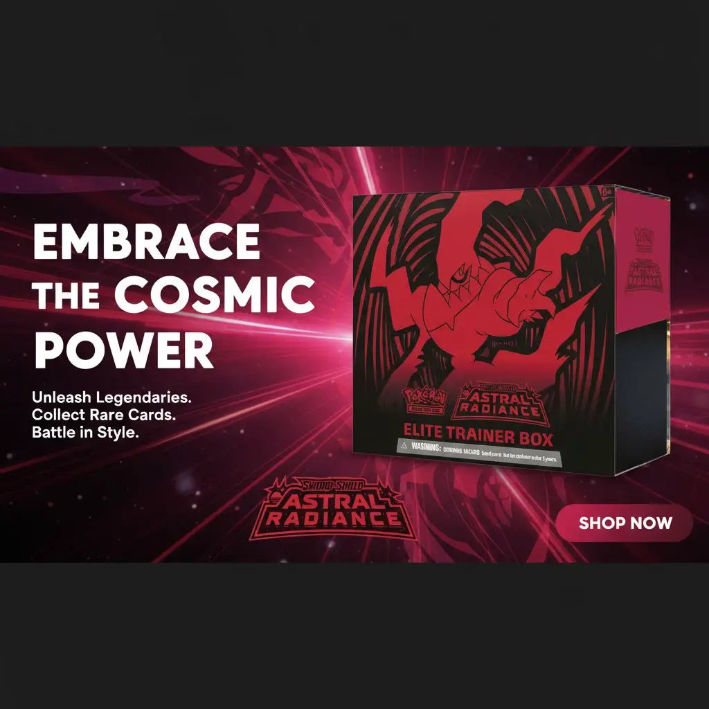 Pokémon TCG Sword & Shield Astral Radiance Elite Trainer Box by Pokemon