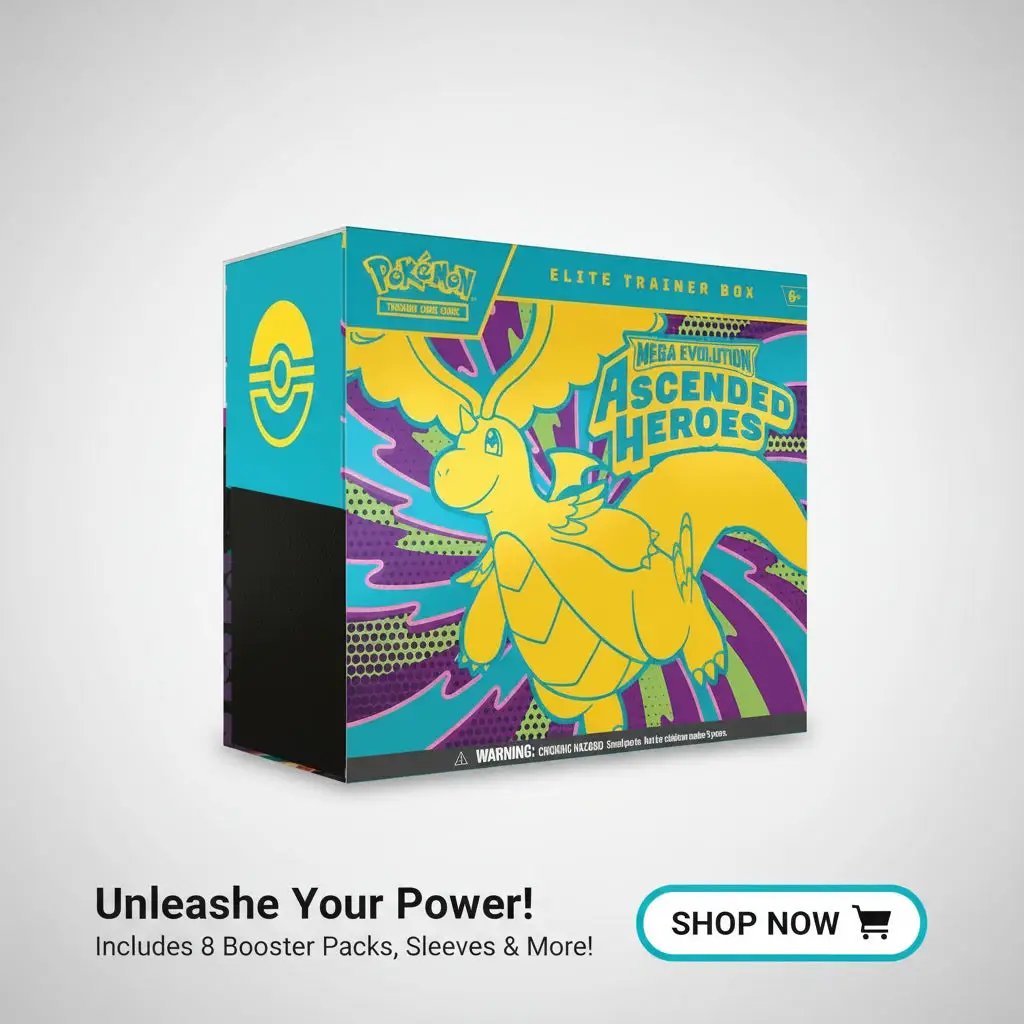 2026 Pokémon Mega Evolution Ascended Heroes Elite Trainer Box by Pokemon