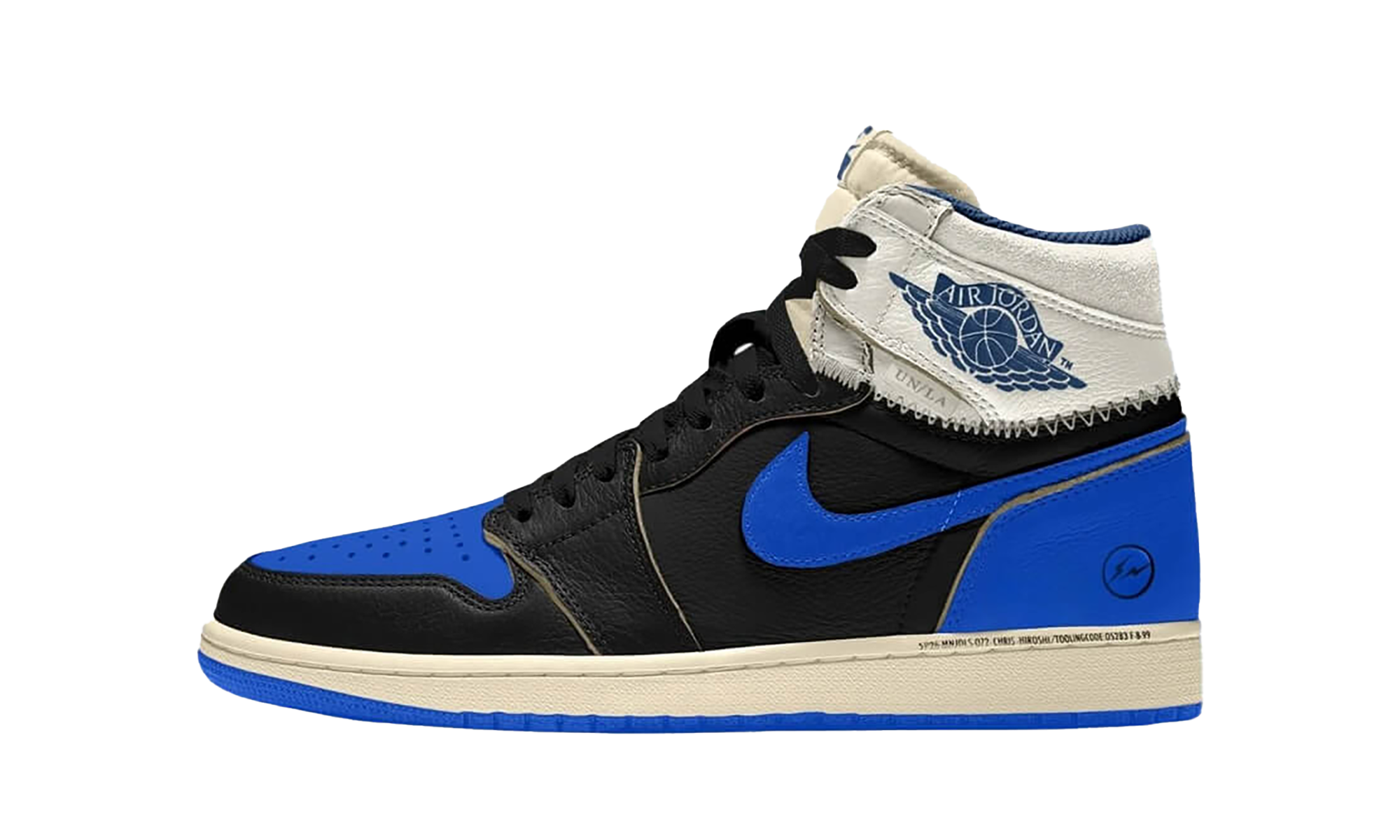 Jordan 1 Retro High OG SP Fragment x Union LA Sport Royal