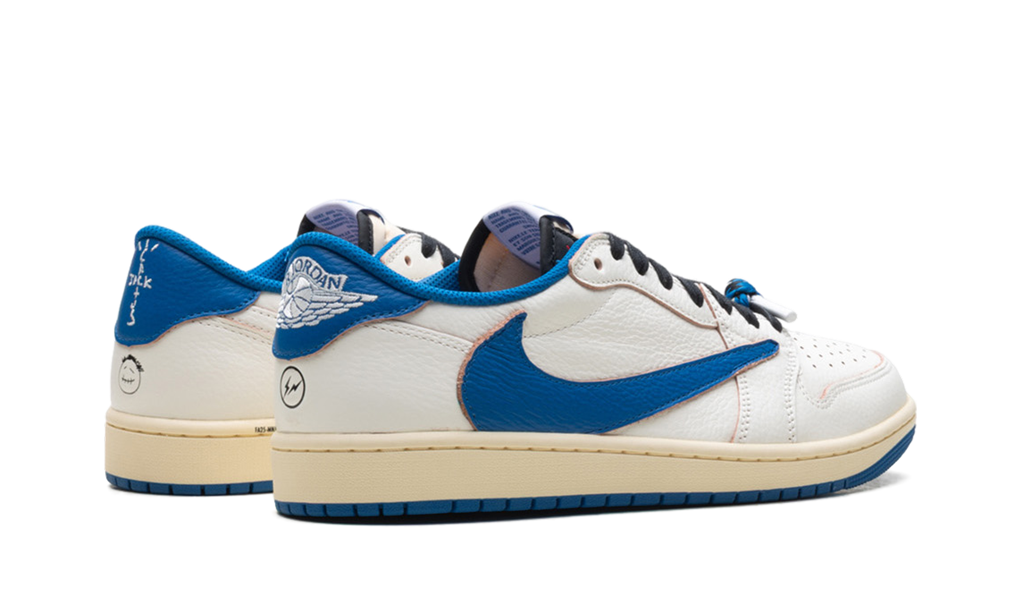Jordan 1 Retro Low OG SP Fragment x Travis Scott Sail Military Blue