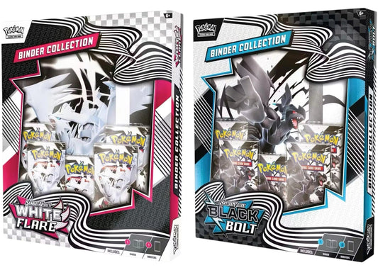 Pokemon Black Bolt & White Flare Binder Collection 2025 Pokémon Scarlet & Violet