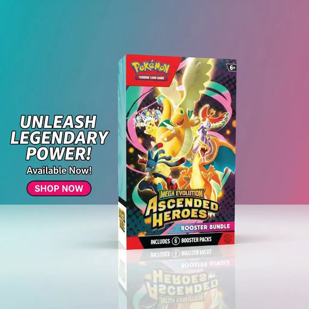 2026 Pokémon Mega Evolution Ascended Heroes Booster Bundle by Pokemon
