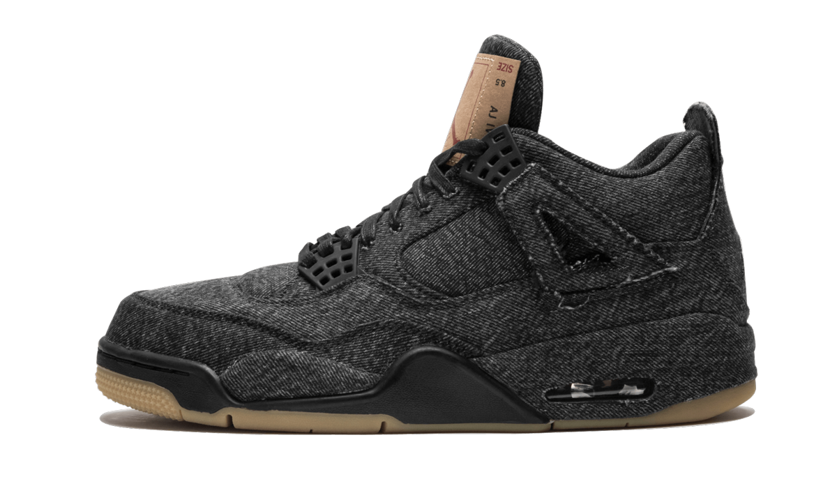 Jordan 4 Retro Levi's Black (Levi's Tag) by Jordan