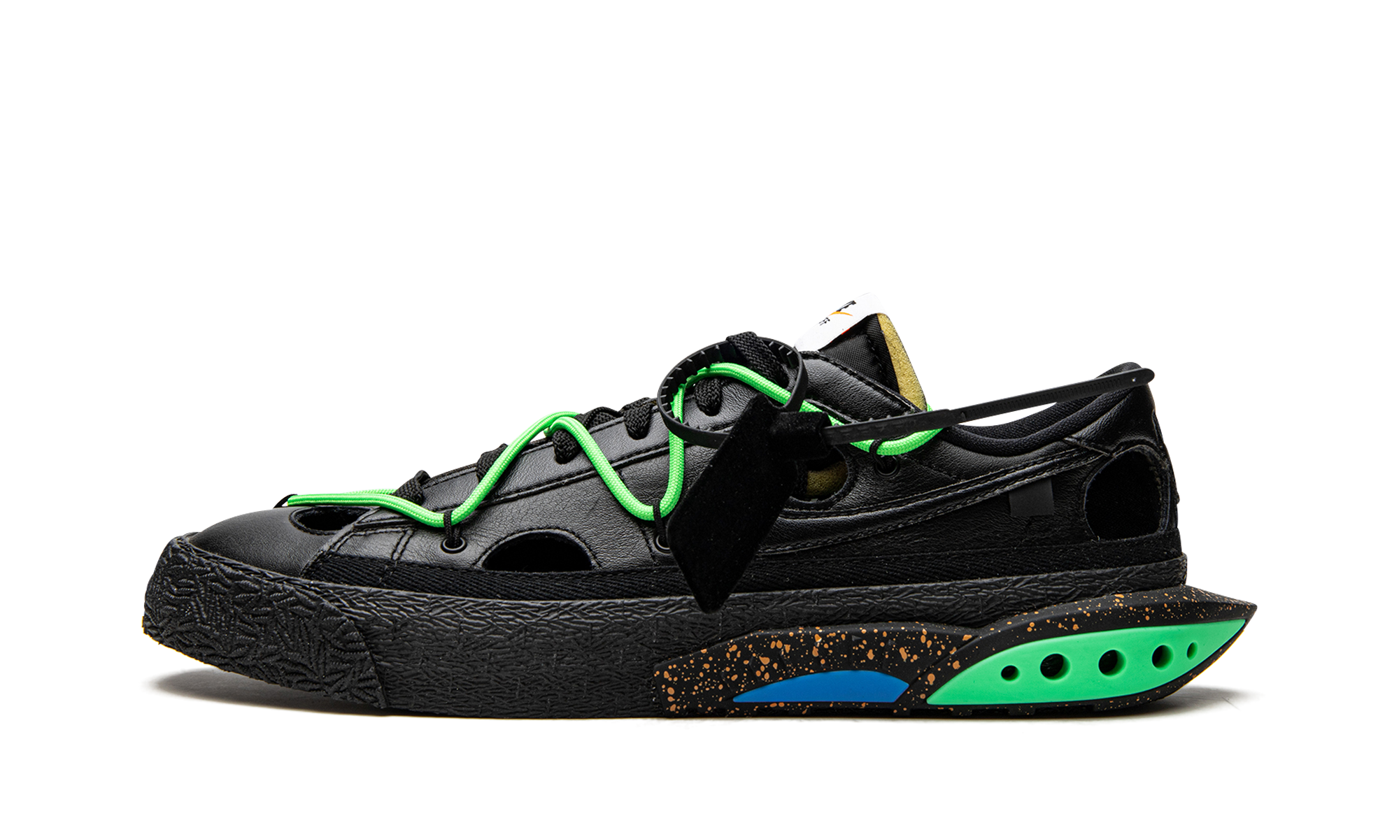 Nike Blazer Low Off-White Black Electro Green