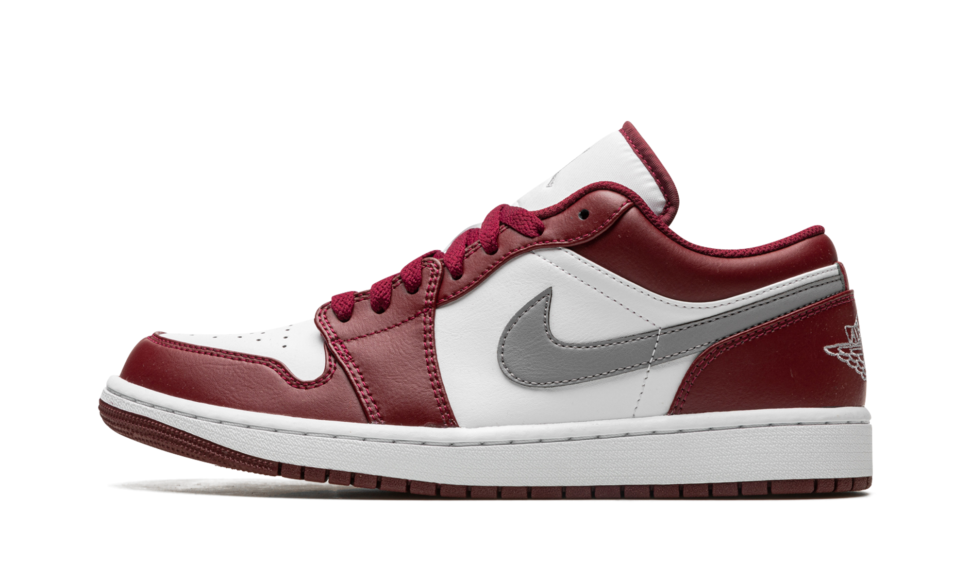 Jordan 1 Low White Bordeaux