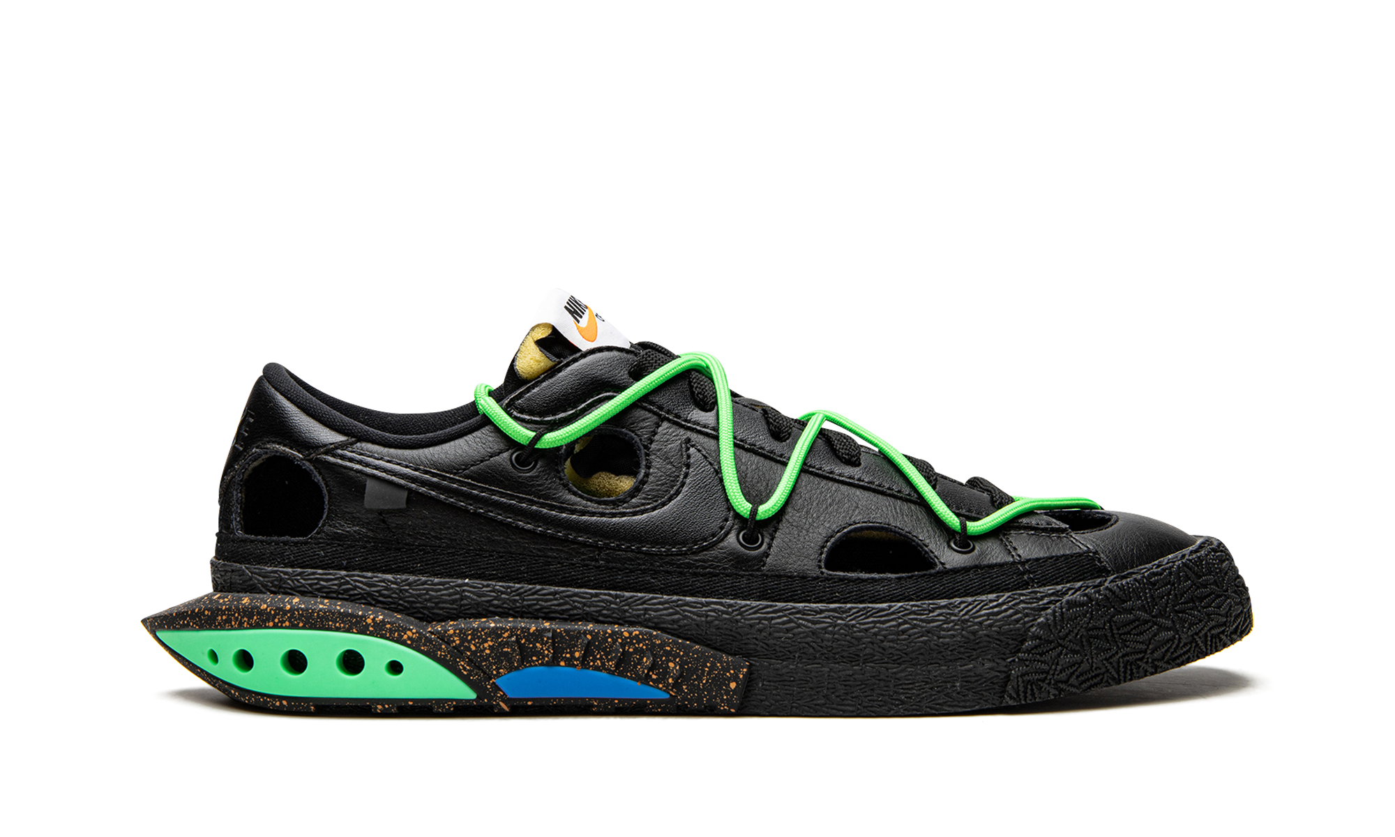 Nike Blazer Low Off-White Black Electro Green