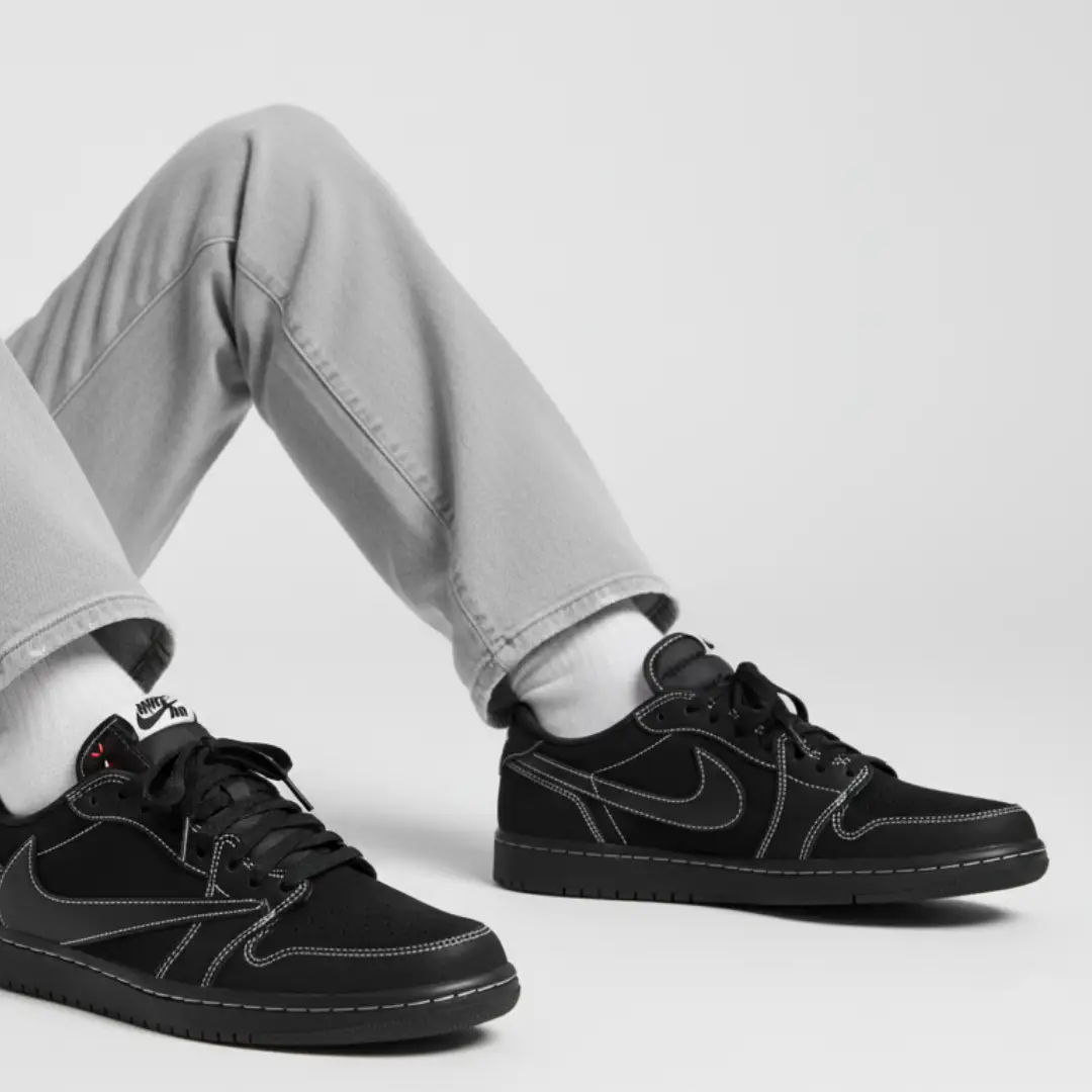 Jordan 1 Retro Low OG SP Travis Scott Black Phantom by Jordan
