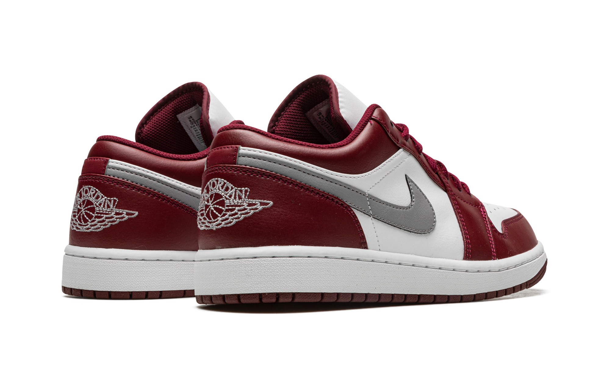 Jordan 1 Low White Bordeaux