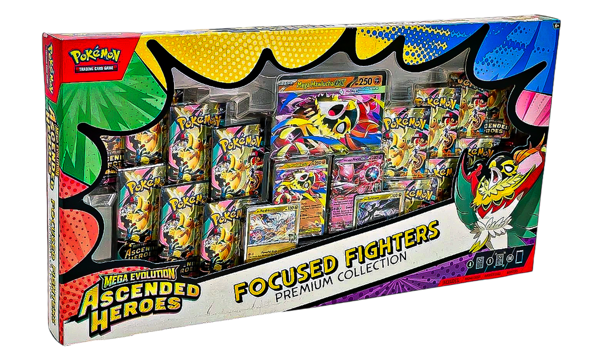 2026 Pokémon Mega Evolution Ascended Heroes Focused Fighters Premium Collection (Sam's Club Exclusive) by Pokemon
