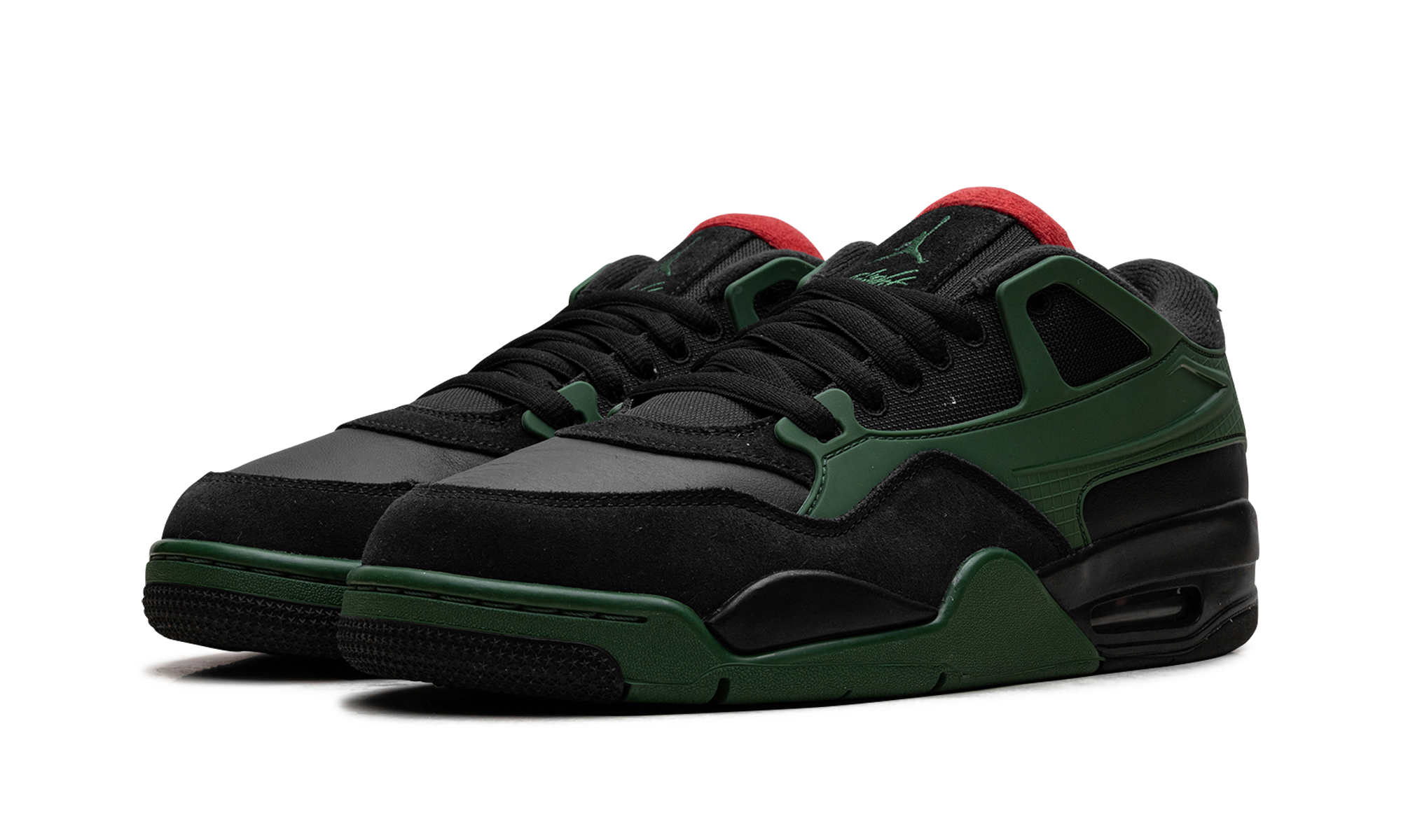 Jordan 4 RM Black Gorge Green University Red